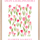 Bild FLOWER MARKET personalisierbar mit Lieblingsort 40x60 cm I 50x70 cm im Holzrahmen