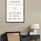 Bild SOULMATES personalisierbar mit Namen 40x60 I 50x70 cm 3Holzrahmen