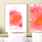 Bild 50x70 cm personalisierbar STRANDROSEN DÜNENROSEN hochwertiger Leinwanddruck